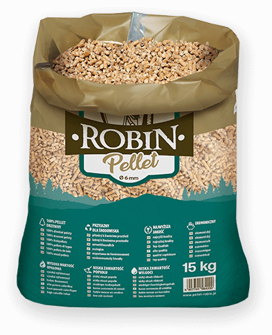 worek pelletu opałowego Robin do kupienia w Gryficach lub sklepie internetowym